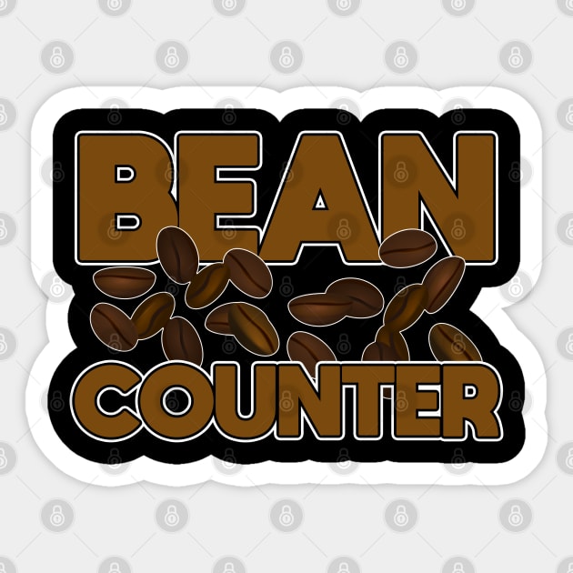 Accountant - Bean Counter Sticker by Kudostees